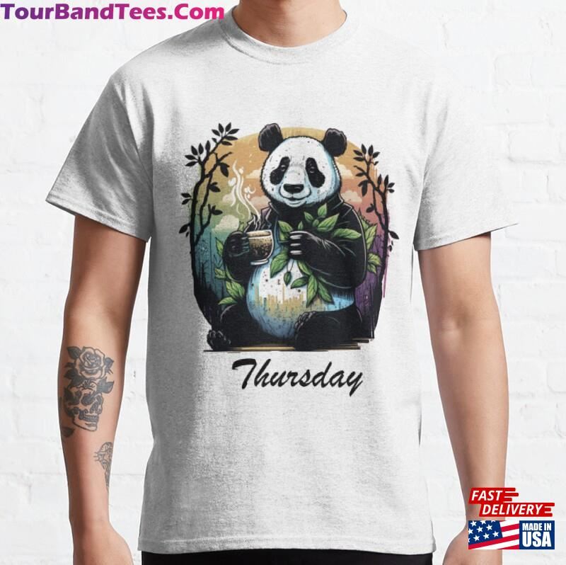 Thursday Panda Classic T-Shirt Unisex 29Uf177436 – Utopia Fashion