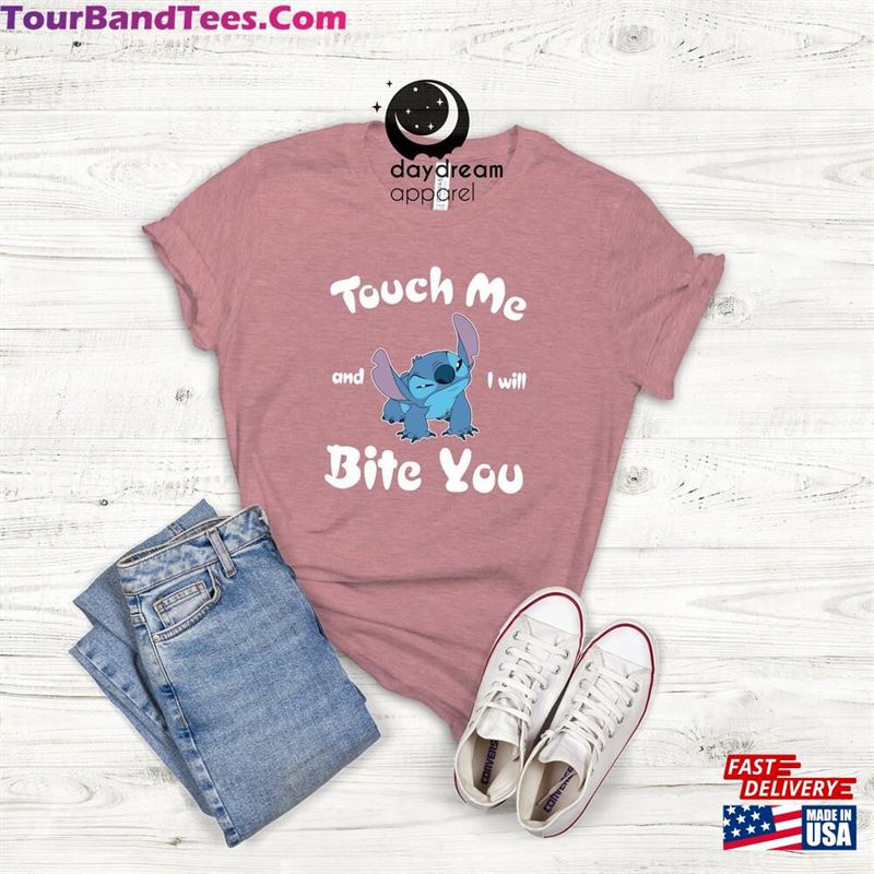 Touch Me And I Will Bite You Shirt Lilo Stitch Funny Classic Unisex 29Uf166822 – Utopia Fashion