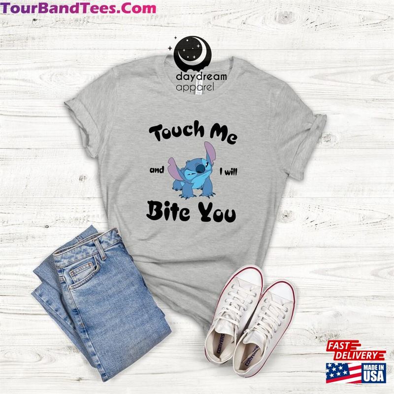 Touch Me And I Will Bite You Shirt Lilo Stitch Funny Classic Unisex 29Uf166822 – Utopia Fashion