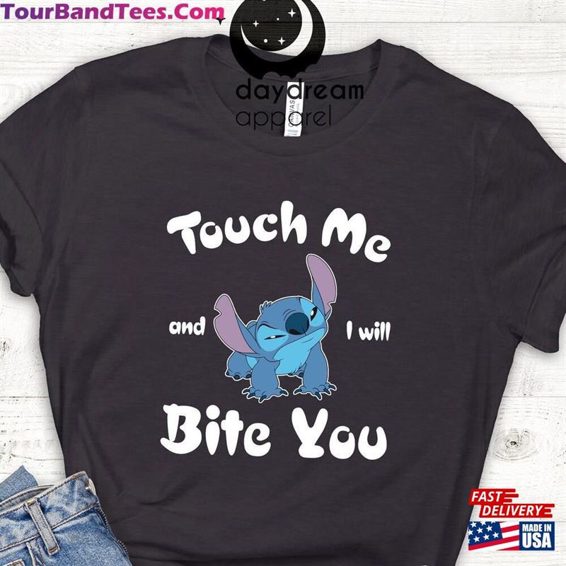 Touch Me And I Will Bite You Shirt Lilo Stitch Funny Classic Unisex 29Uf166822 – Utopia Fashion