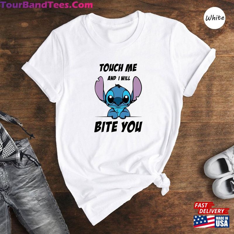 Touch Me And I Will Bite You Shirt Lilo Stitch Funny T-Shirt Hoodie 29Uf172780 – Utopia Fashion