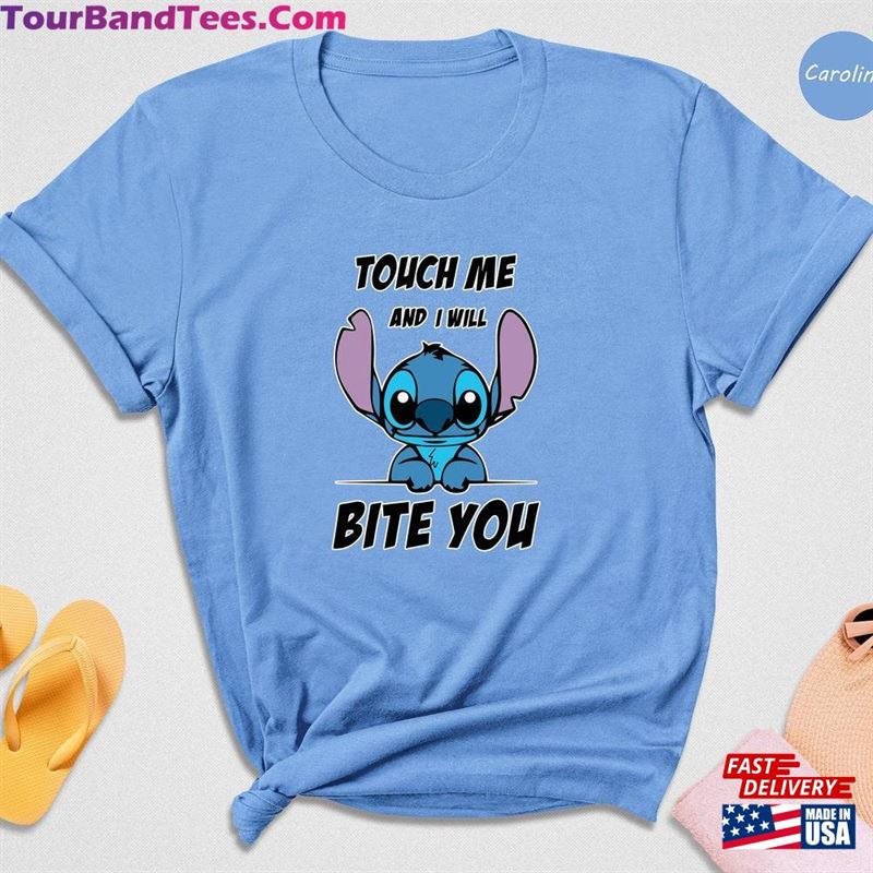 Touch Me And I Will Bite You Shirt Lilo Stitch Funny T-Shirt Hoodie 29Uf172780 – Utopia Fashion