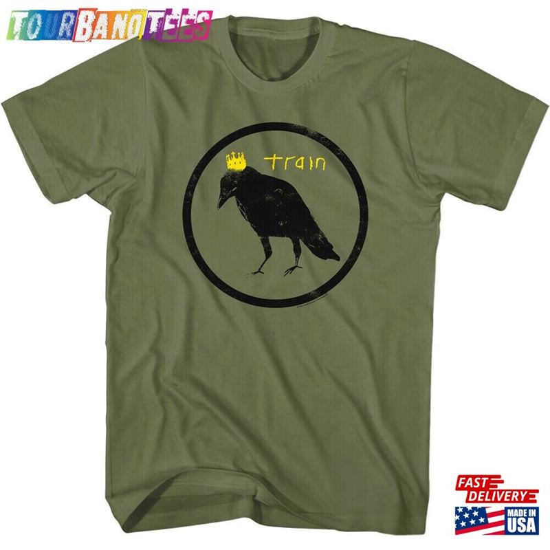 Train Band Men’S T-Shirt Crow In A Crown Graphic Tee Alt Rock Group Concert Tour Merch Save Me San Francisco Alternative Grunge Shirt Sweatshirt Unisex 29Uf171161 – Utopia Fashion