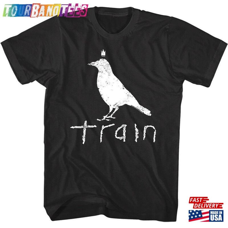 Train Men’S T-Shirt Chalkboard Crow Logo Black Graphic Tee Alt Rock Band Concert Tour Merch Vintage Style American Gift Classic Sweatshirt 29Uf166273 – Utopia Fashion