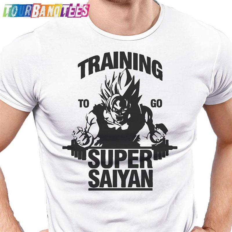 Training Super Saiyan Gym T-Shirt Men’S Fitness Tee Shirt Gamers Shirts Geek Top Funny Anime Classic Unisex 29Uf179191 – Utopia Fashion