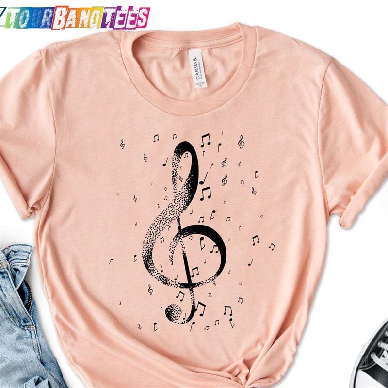 Treble Clef Shirt Music Students Outfit Musical Notes Sweatshirt Classic 29Uf175123 – Utopia Fashion