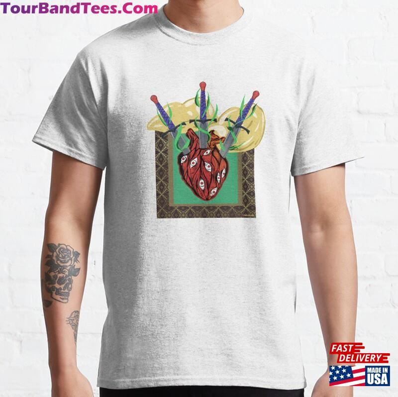 Trio Of Swords Tarot Design Classic T-Shirt Hoodie 29Uf167332 – Utopia Fashion