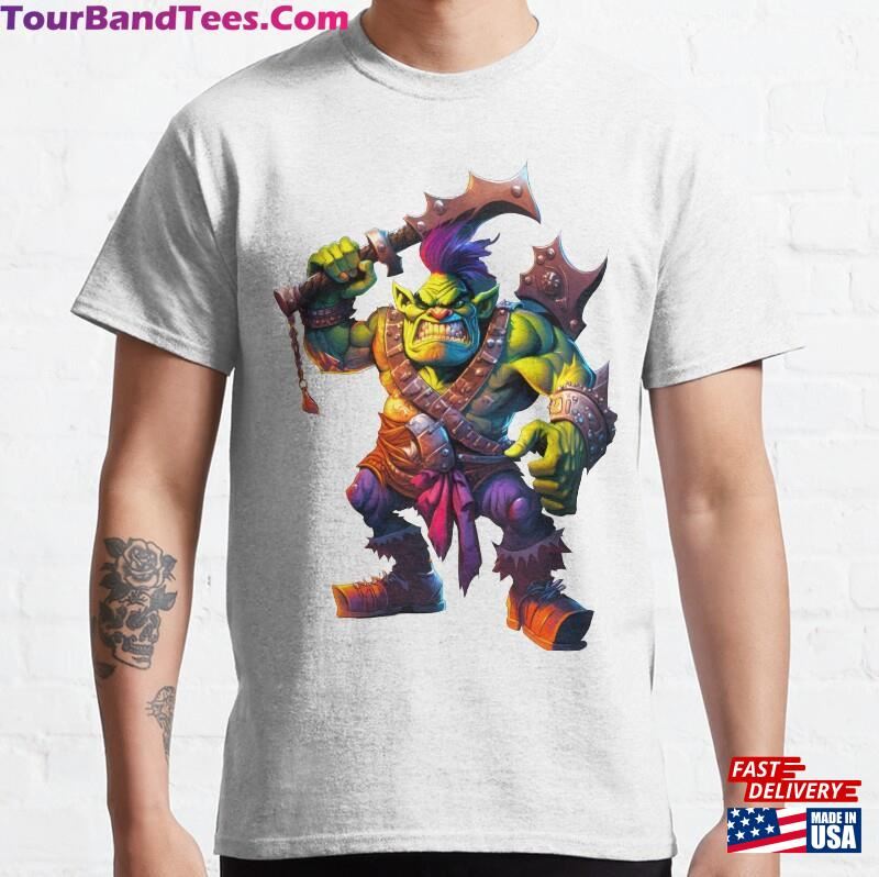 Troll Orc Comics Character Fantasy T Shirt Classic T-Shirt Unisex 29Uf166041 – Utopia Fashion