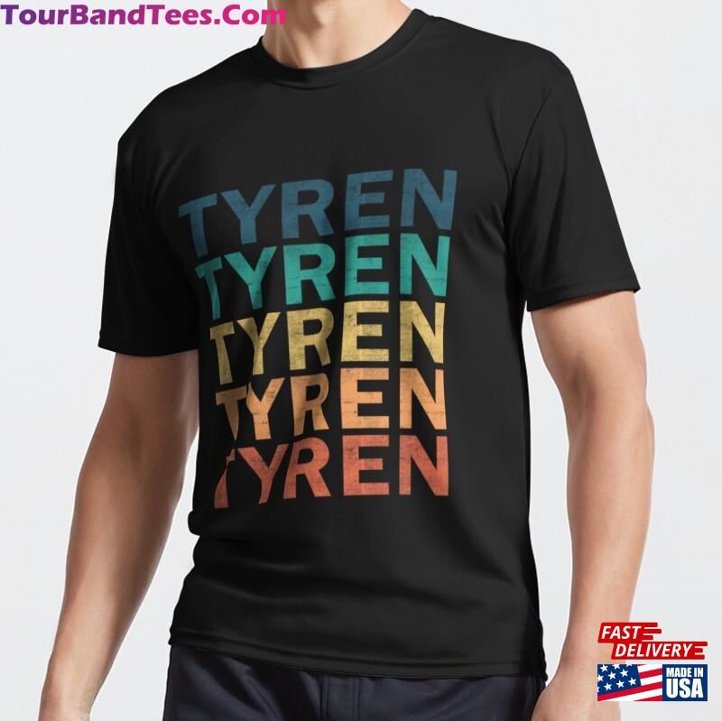 Tyren Name T-Shirt Vintage Retro Gift Active Classic Hoodie 29Uf182887 – Utopia Fashion