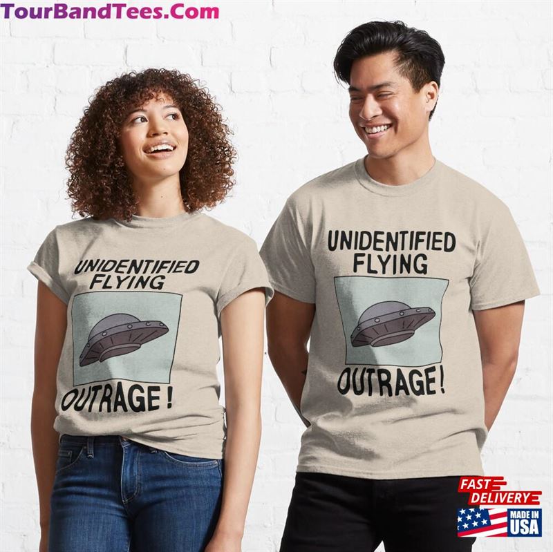 Unidentified Flying Outrage Classic T-Shirt Sweatshirt 29Uf182046 – Utopia Fashion