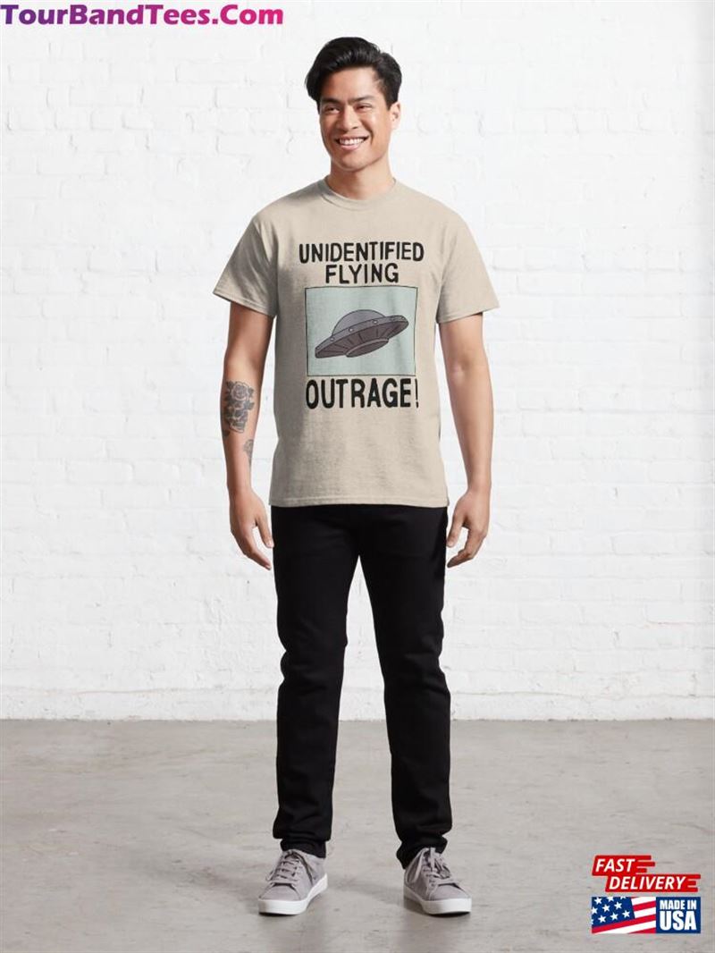 Unidentified Flying Outrage Classic T-Shirt Sweatshirt 29Uf182046 – Utopia Fashion