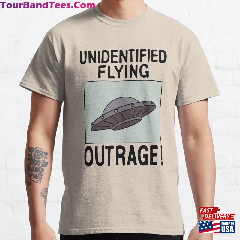 Unidentified Flying Outrage Classic T-Shirt Sweatshirt 29Uf182046 – Utopia Fashion