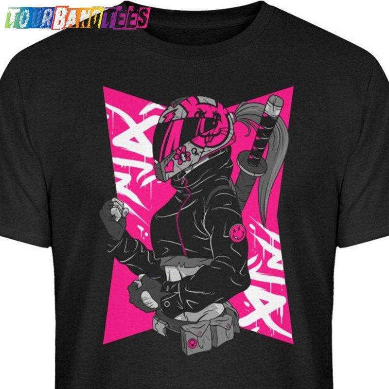 Unisex Shirt Motorbike Samurai Anime Manga Women With Helmet Softstyle T-Shirt Sweatshirt Hoodie 29Uf175036 – Utopia Fashion