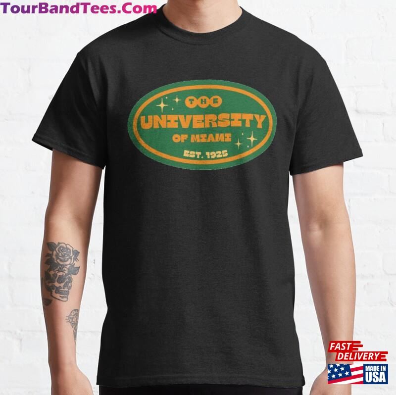 University Of Miami 2000S Sticker Classic T-Shirt Sweatshirt 29Uf187209 – Utopia Fashion