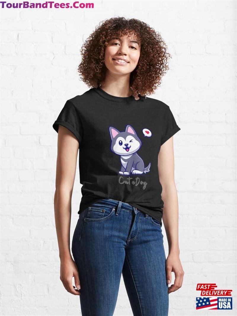 Uyahe Funny Cute Dog T-Shirt Unisex 29Uf167529 – Utopia Fashion