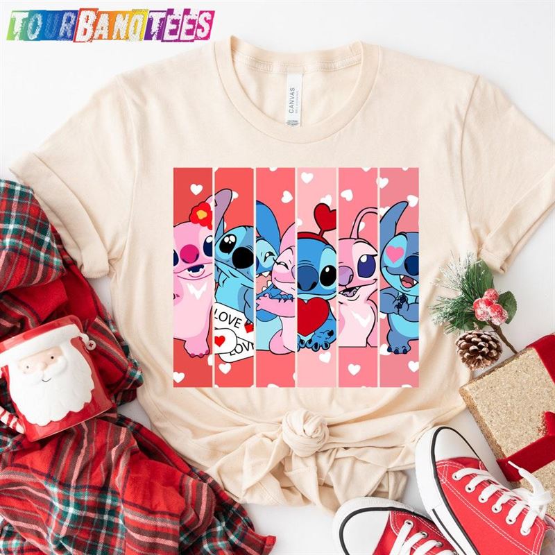 Valentines Day Special Edition Shirt Lilo And Stitch Disneyland Disney Trip Shirts Unisex Classic 29Uf178915 – Utopia Fashion