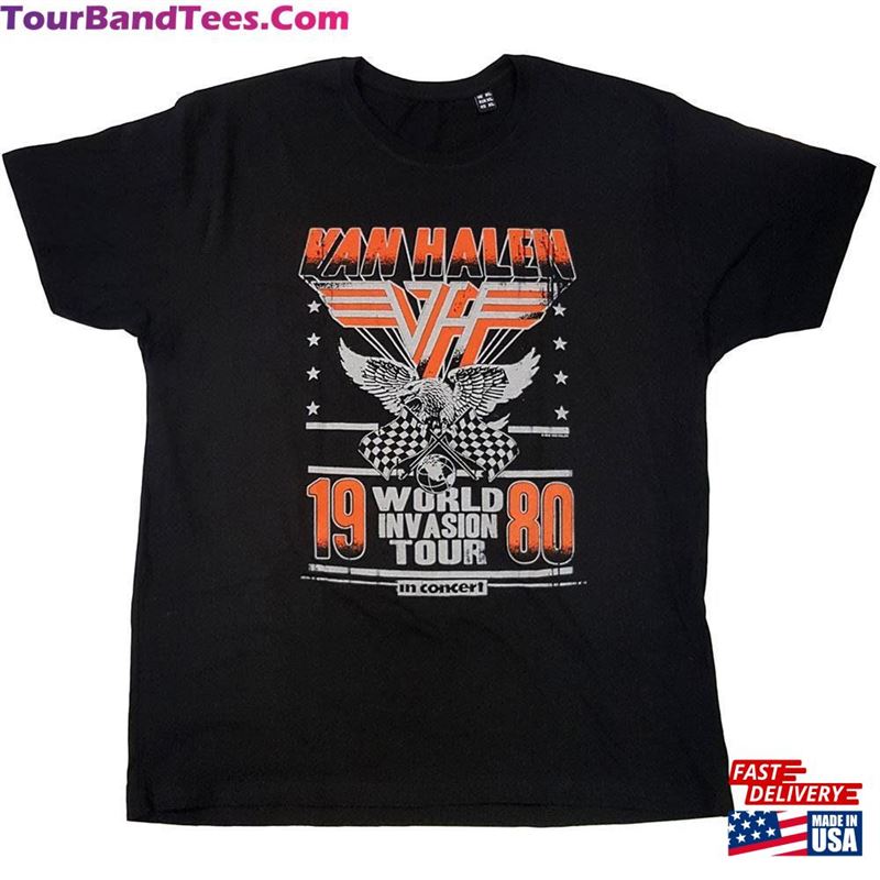 Van Halen Unisex T-Shirt Invasion Tour’80 Classic Sweatshirt 29Uf166727 – Utopia Fashion