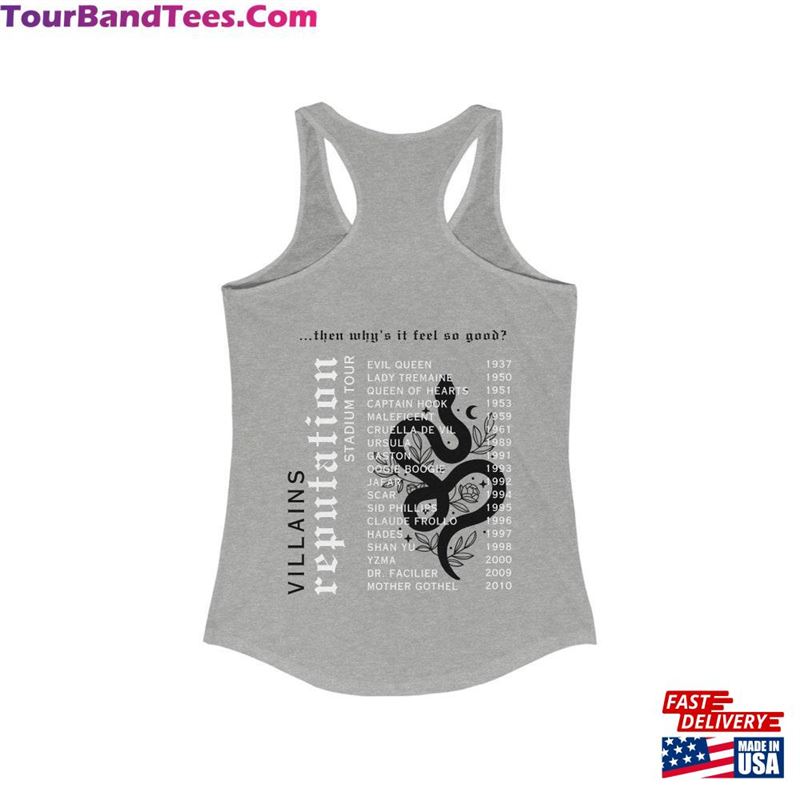 Villains Tour Racerback Tank Reputation Shirt Halloween Unisex Sweatshirt 29Uf172658 – Utopia Fashion