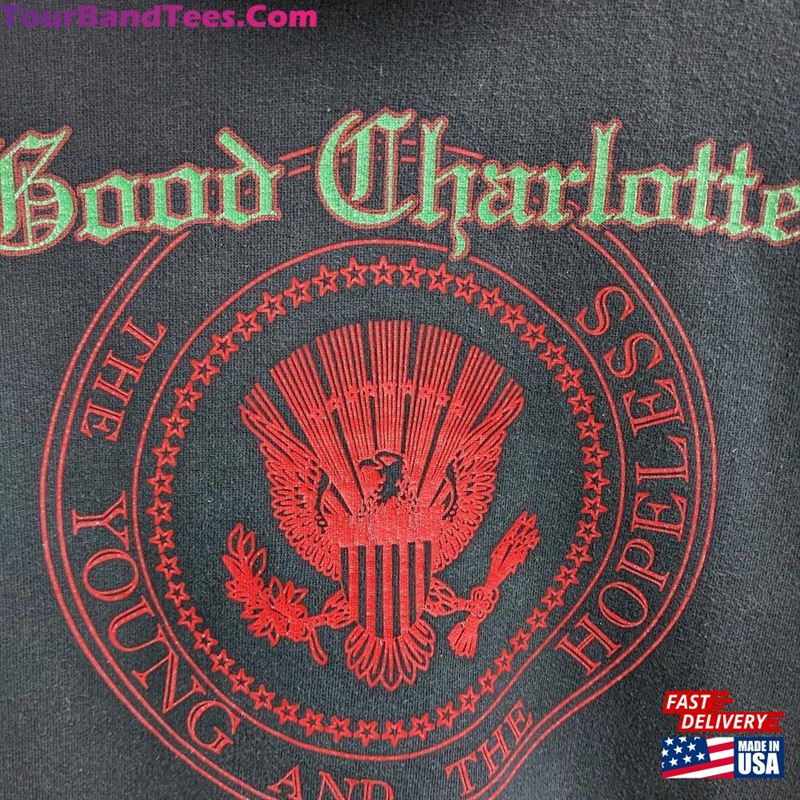 Vintage 00S Good Charlotte Zip Hoodie The Young And Hopeless Pop Punk Alternative Emo Rock Band Merch Size L Xl Unisex 29Uf164969 – Utopia Fashion