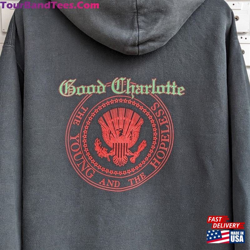 Vintage 00S Good Charlotte Zip Hoodie The Young And Hopeless Pop Punk Alternative Emo Rock Band Merch Size L Xl Unisex 29Uf164969 – Utopia Fashion