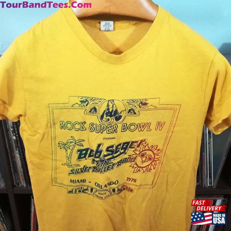 Vintage Bob Seger Florida Tour T Shirt M Rock Superbowl Iv Super Rare Hoodie T-Shirt 29Uf170520 – Utopia Fashion