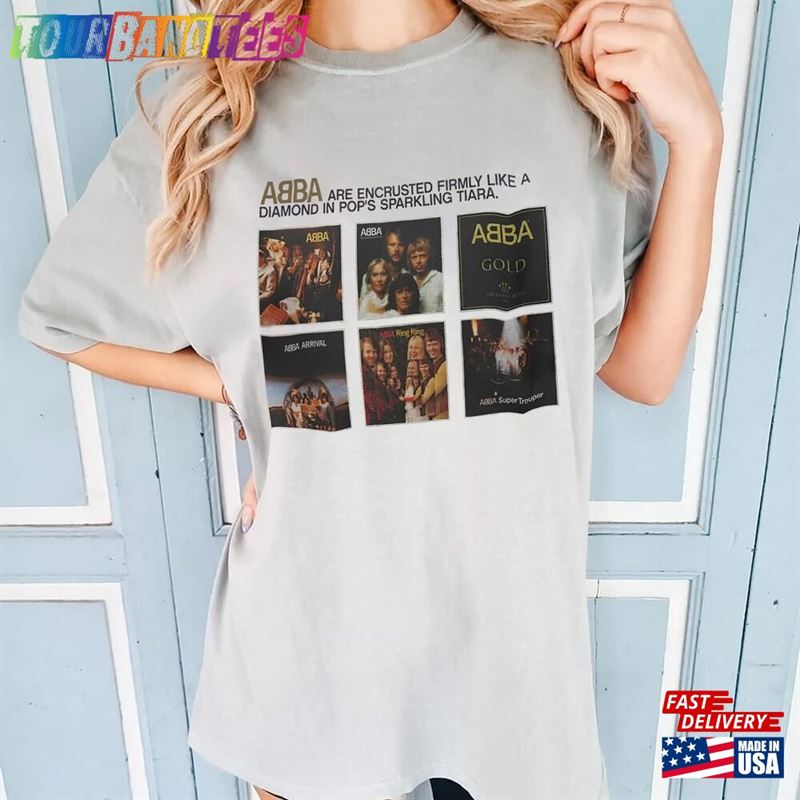 Vintage Abba The Tour Shirt Retro Band Merch Tee Sweatshirt For Men Unisex Hoodie 29Uf172797 – Utopia Fashion