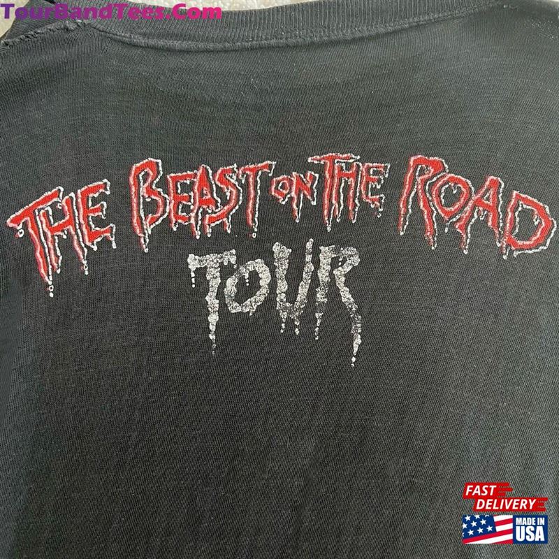 Vintage Iron Maiden The Number Of Beast On Road Tour T-Shirt Hoodie 29Uf167368 – Utopia Fashion