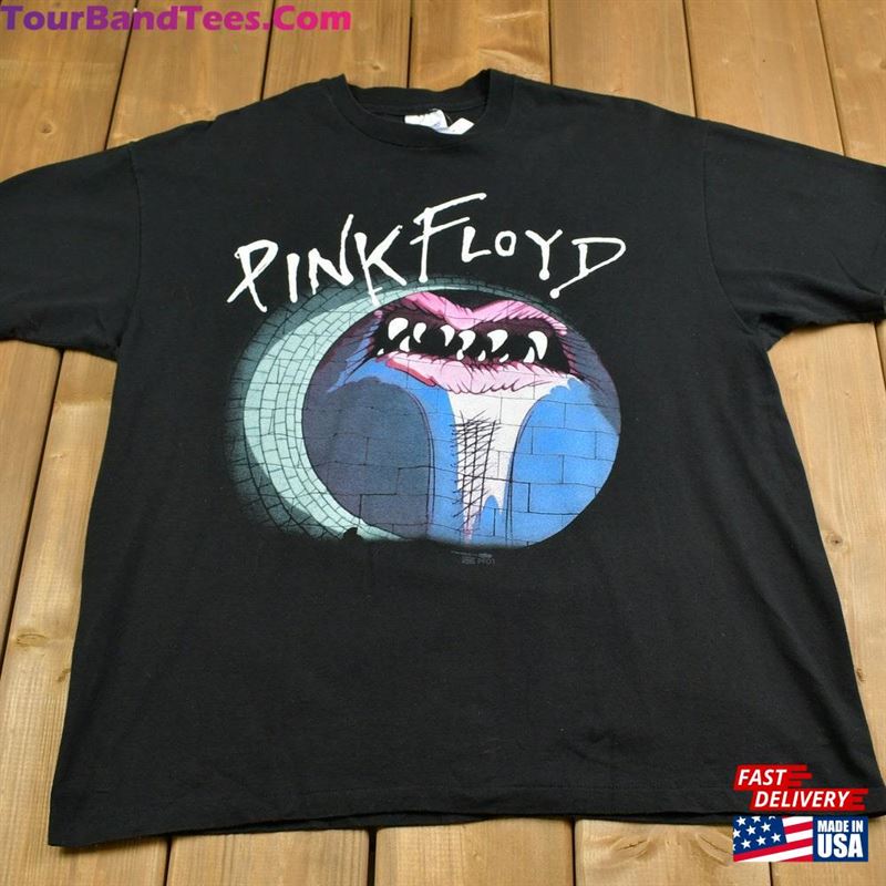 Vintage Pink Floyd The Wall Tour T-Shirt By Artemonde Backstage Pass Band Tee Sweatshirt 29Uf171053 – Utopia Fashion