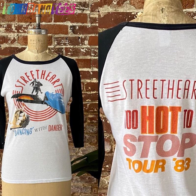 Vintage Streetheart Dancin’With Danger Raglan T-Shirt 80S Too Hot To Stop Tour Tee Classic Sweatshirt 29Uf166896 – Utopia Fashion