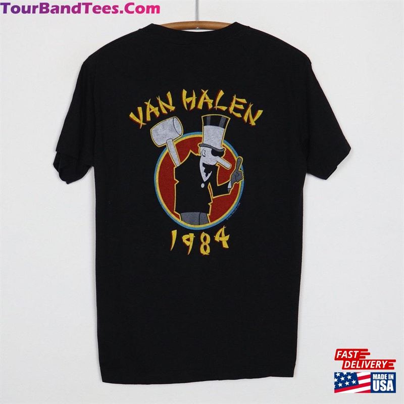 Vintage Van Halen Tour Of The World Shirt Unisex T-Shirt 29Uf165695 – Utopia Fashion