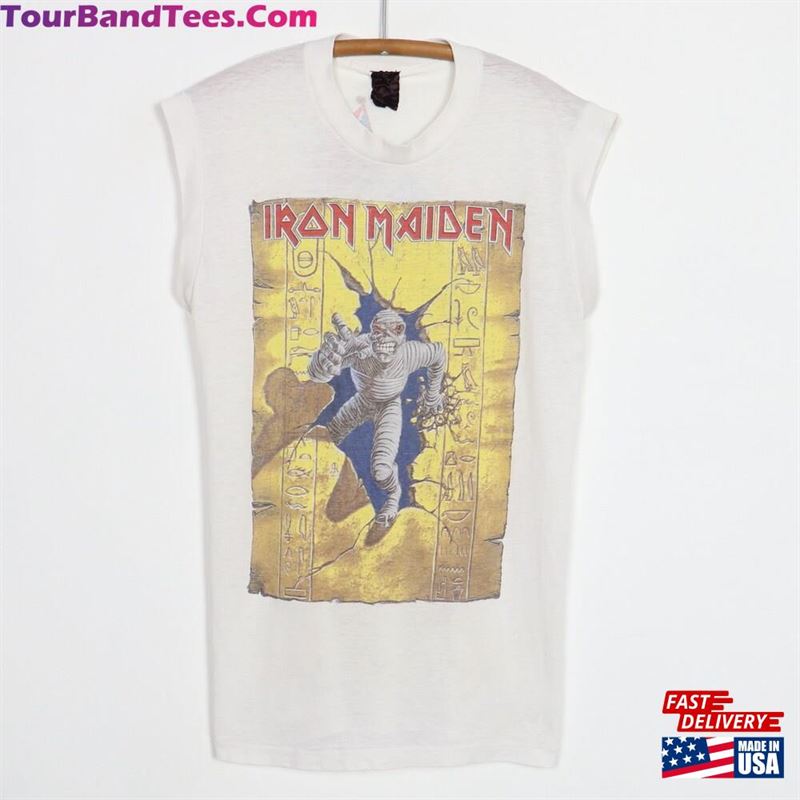 Vintage Iron Maiden World Slavery Tour Sleeveless Shirt T-Shirt Hoodie 29Uf167426 – Utopia Fashion