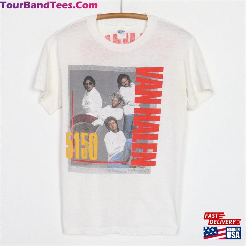 Vintage Van Halen North American Tour Shirt Sweatshirt T-Shirt 29Uf165649 – Utopia Fashion