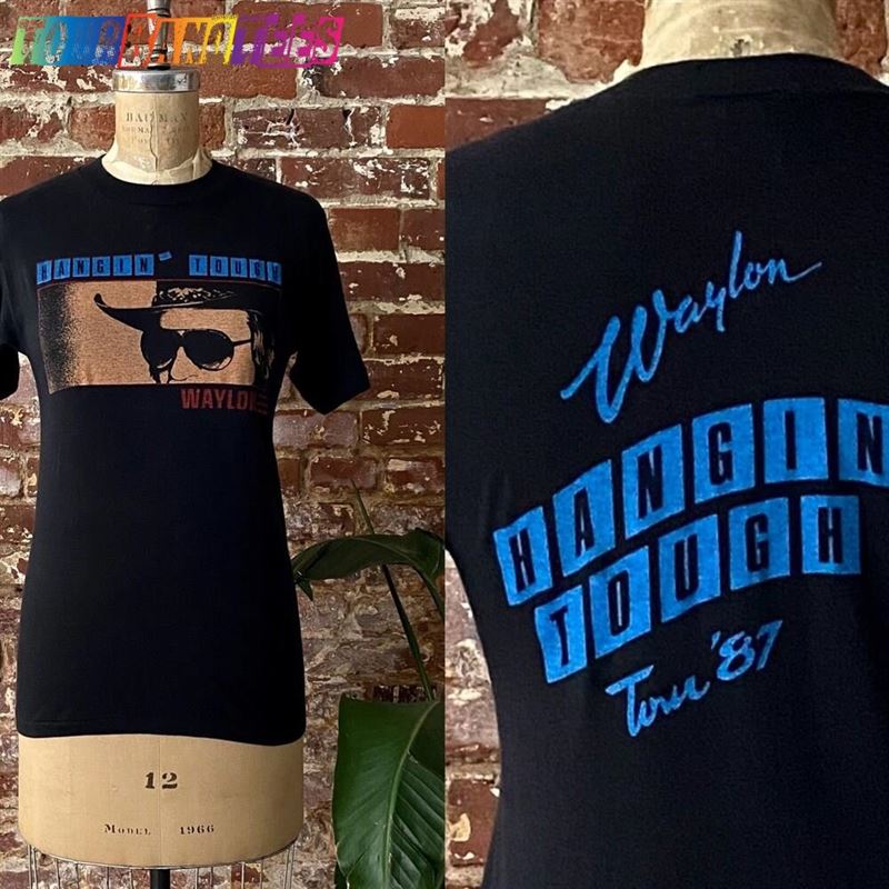 Vintage Waylon Jennings Hangin Tough Tour T-Shirt 80S Tee Super Soft Single Stitch Unisex Hoodie 29Uf166892 – Utopia Fashion