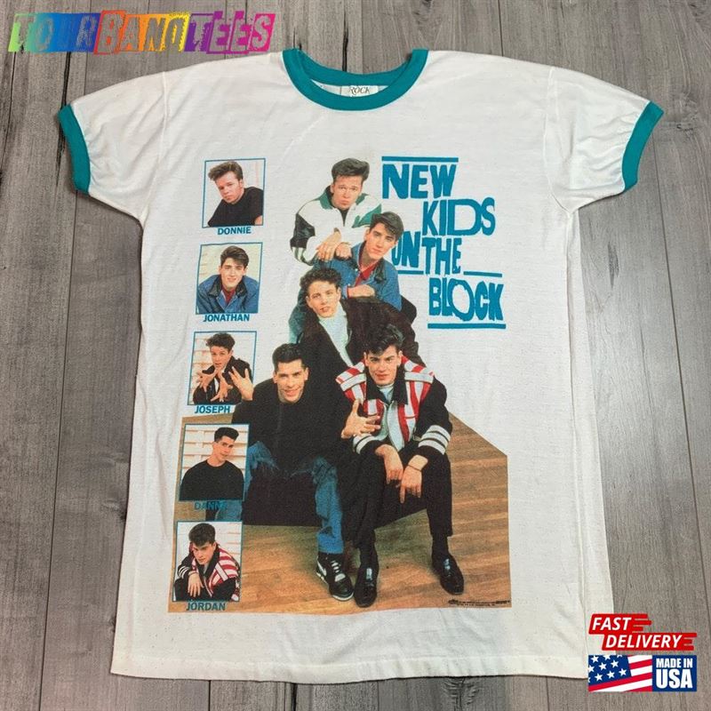 Vintage New Kids On The Block Nightie T-Shirt Winterland Band Promo Graphic Classic Unisex 29Uf171824 – Utopia Fashion