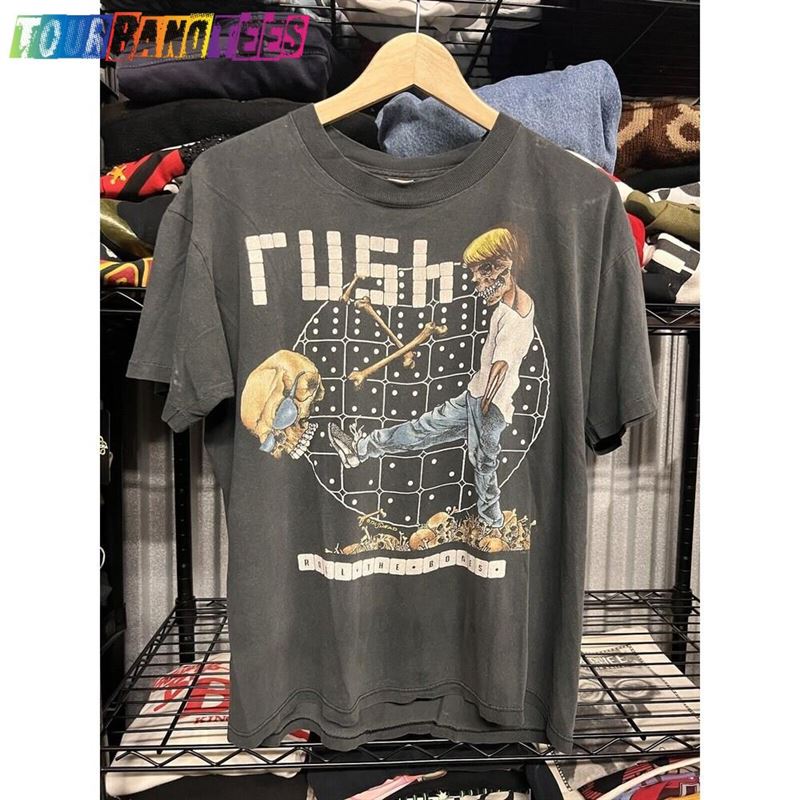 Vintage Rush Roll The Bones Pushhead Original Double Sided Band T-Shirt Classic 29Uf174512 – Utopia Fashion