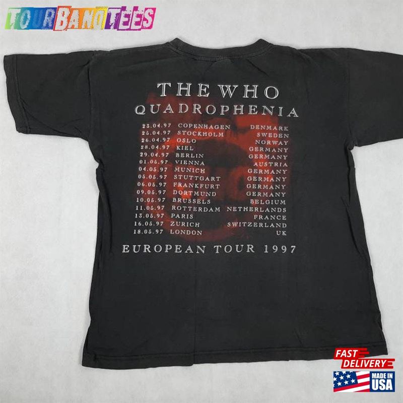 Vintage The Who Tour T-Shirt Classic 29Uf173736 – Utopia Fashion