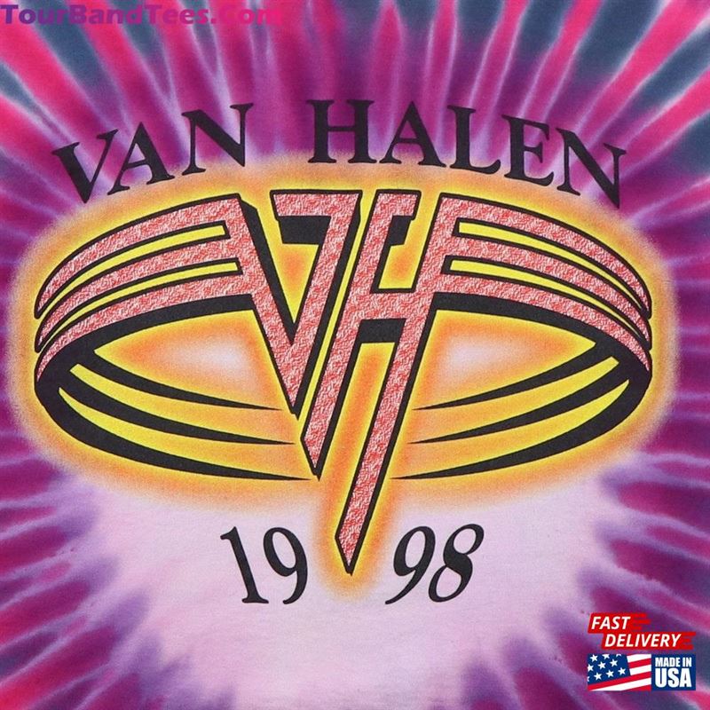 Vintage Van Halen World Tour Tie Dye Shirt Classic Unisex 29Uf165699 – Utopia Fashion