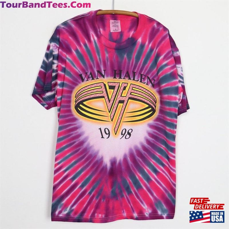 Vintage Van Halen World Tour Tie Dye Shirt Classic Unisex 29Uf165699 – Utopia Fashion