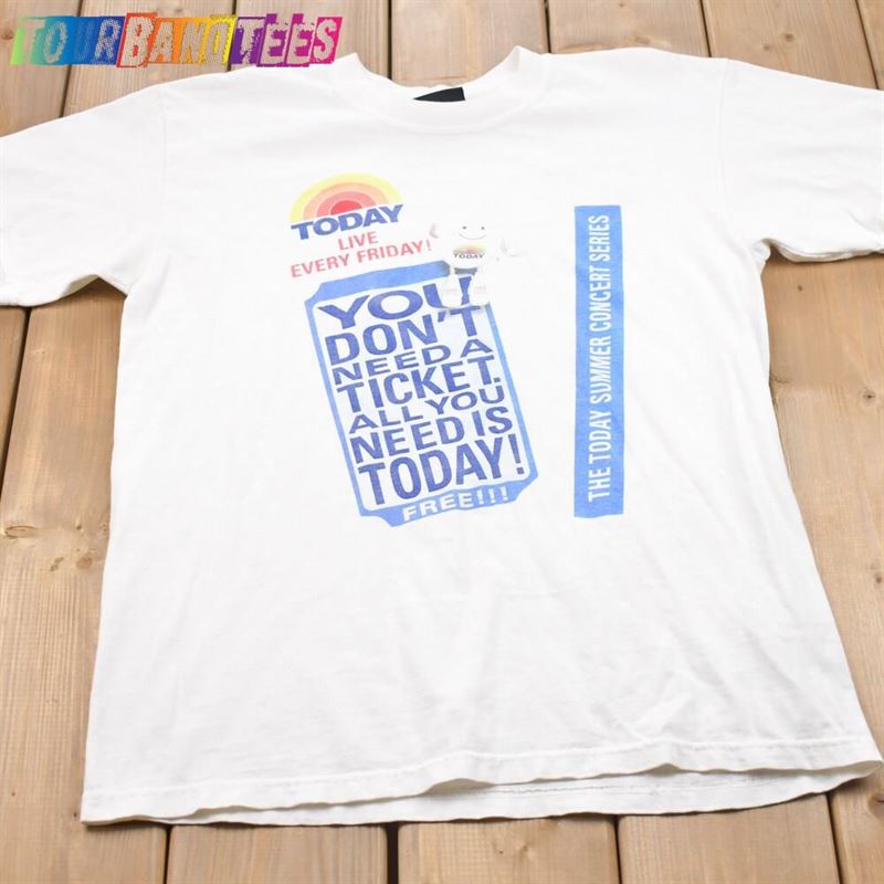 Vintage 2000S Nbc Today Summer Concert Series Graphic T-Shirt Streetwear Retro Style Sweatshirt Unisex 29Uf166585 – Utopia Fashion