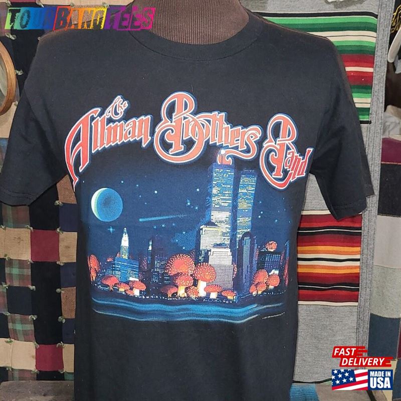 Vintage Allman Bros Rare Twin Towers New York City Grateful Cityscape Hippie Rock Liberty Concert Tour Music 90S 00S Band T Shirt Unisex Sweatshirt 29Uf172942 – Utopia Fashion