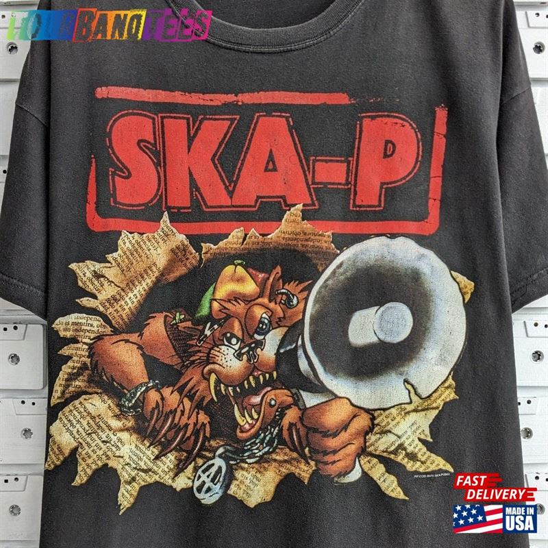 Vintage Ska P T-Shirt Spanish Punk Alternative Rock Band Merch Tee Size Xl Sweatshirt Unisex 29Uf172280 – Utopia Fashion