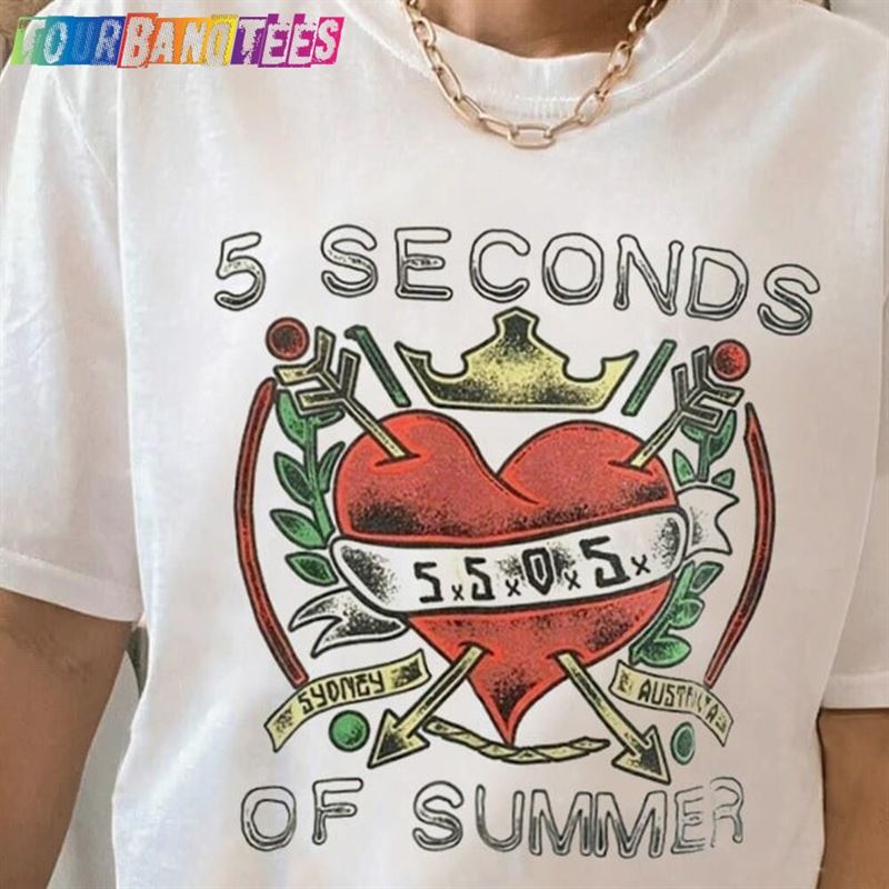 Vintage Seconds Of Summer Shirt 5Sos Merch T-Shirt Hoodie 29Uf174348 – Utopia Fashion