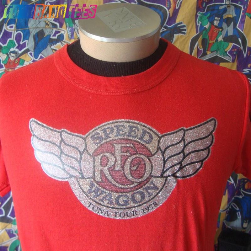 Vintage 70’S Reo Speedwagon Tuna Tour Band Tee Concert T-Shirt Fits M Sweatshirt 29Uf166519 – Utopia Fashion