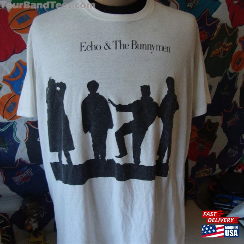 Vintage 80’S Echo And The Bunnymen Game Concert Tour T-Shirt Size 2Xl Classic Unisex 29Uf171256 – Utopia Fashion