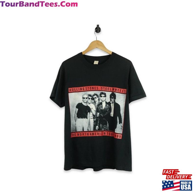 Vintage 80S The Rolling Stone Steel Wheel Tour Tee M L T-Shirt Unisex 29Uf180688 – Utopia Fashion