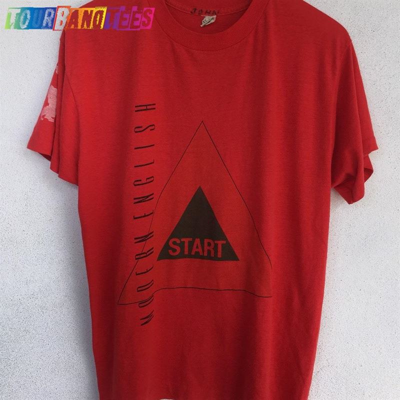 Vintage 80S Modern English Start Stop New Wave Post Punk Band Tour Concert Tshirt Hoodie T-Shirt 29Uf174380 – Utopia Fashion