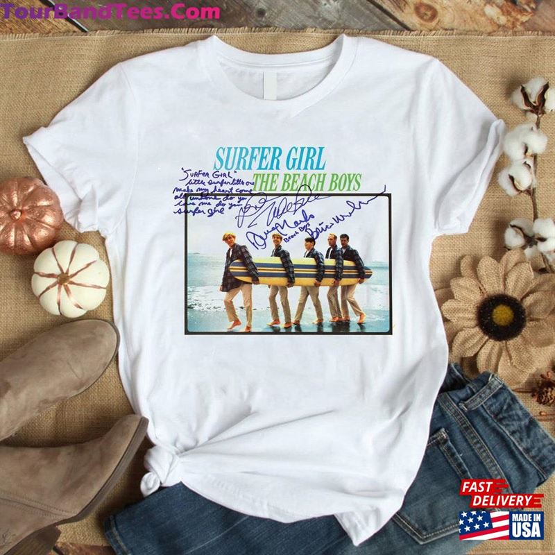 Vintage 80S The Beach Boys Tour Shirt Surfer Girl Album Rock Band Classic Unisex 29Uf170064 – Utopia Fashion