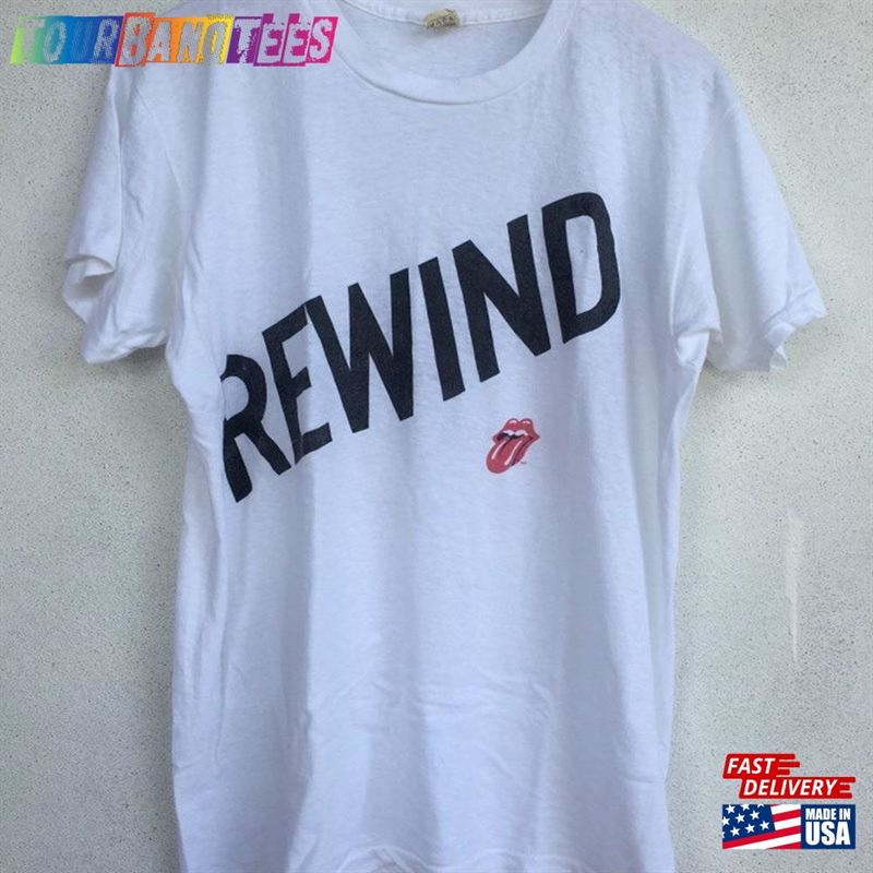 Vintage 80S The Rolling Stone Rewind Album Promo T Shirt T-Shirt Sweatshirt 29Uf173415 – Utopia Fashion