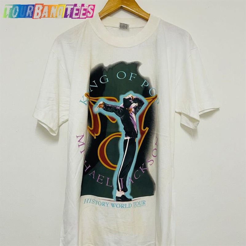 Vintage Micheal Jackson History Tour Pop Solo Singer T-Shirt King Music Sweatshirt Unisex 29Uf166387 – Utopia Fashion