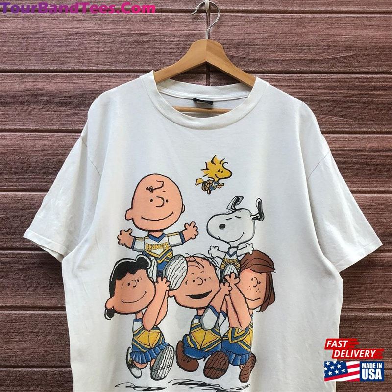 Vintage 90S Peanuts Characters Shirt Big Print Snoopy Woodstock Size Xl Hoodie T-Shirt 29Uf166760 – Utopia Fashion